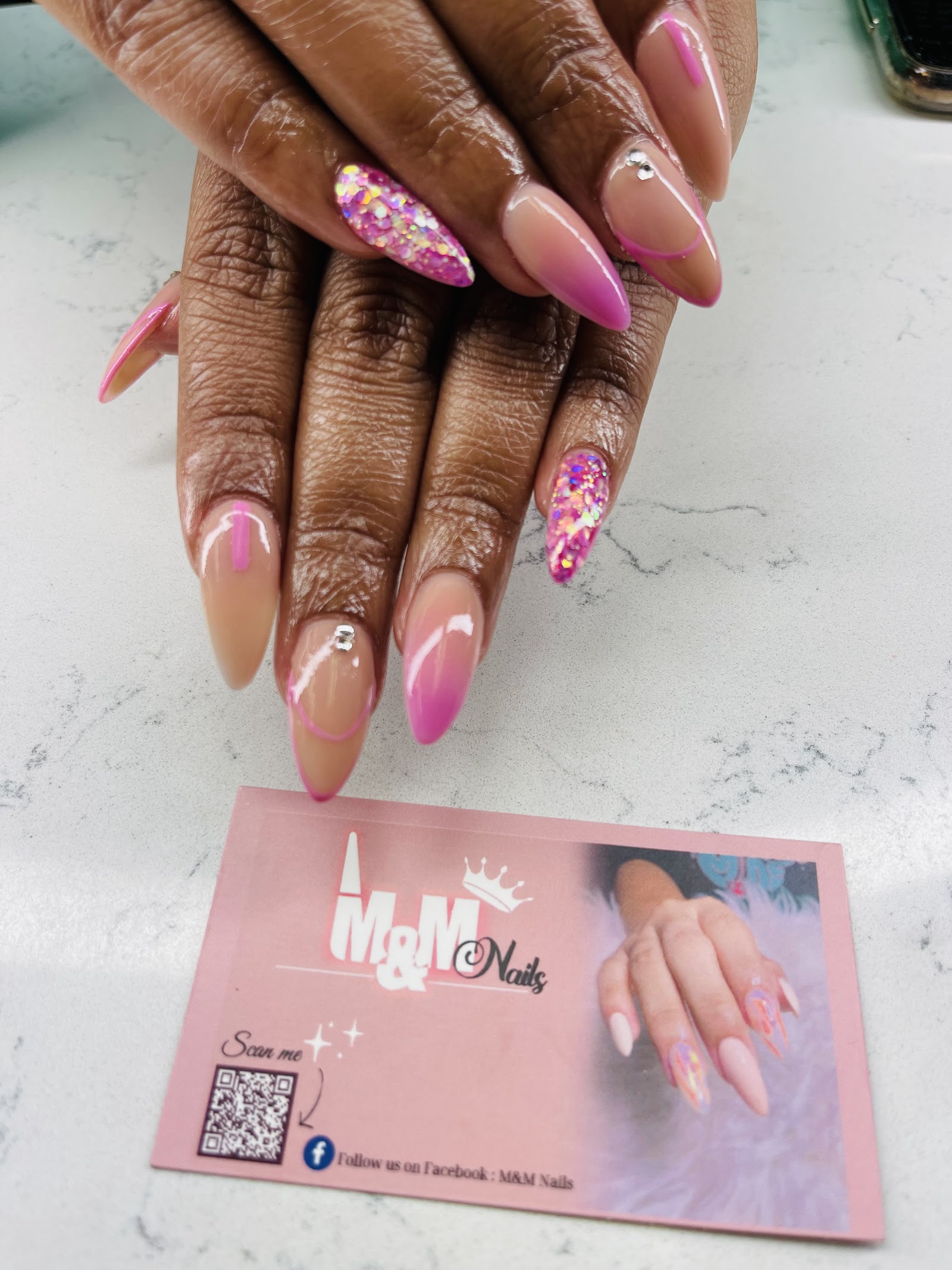 M&M Nails nail work in Lexington, South Carolina